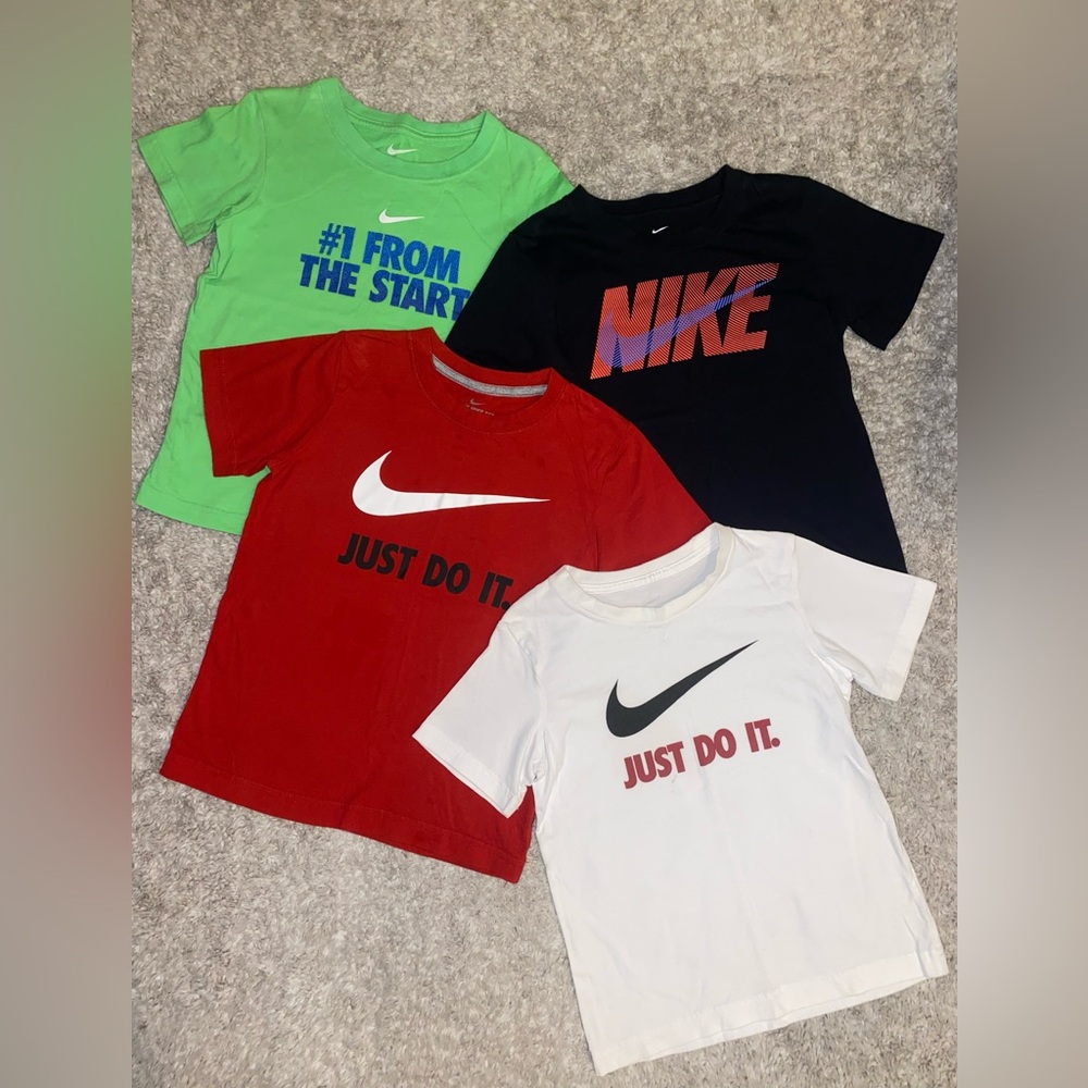 4 Boys Nike Tees- size 7
